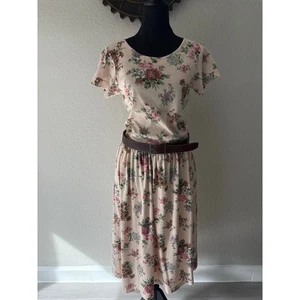 Vestido DE COLECCIÓN LANZ ORIGINALES PK Floral Talla M Romántico Pradera Cottage Valley Country  - Imagen 1 de 8