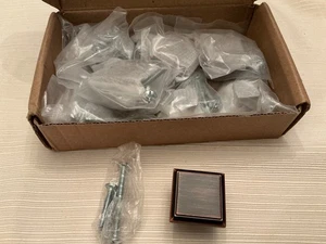 Alzassbg 10 pack Square Drawer Knobs - Oil-rubbed bronze finish. - Picture 1 of 4