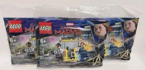 (3) Juegos LEGO: Captain Marvel y Nick Fury Polybag (30453) - 32 piezas cada uno - Nuevo - Imagen 1 de 1