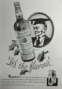1936 Teachers Sons LTD Scotland Scotch Whiskey Blended 86 Proof VTG Print Ad - Picture 1 of 1