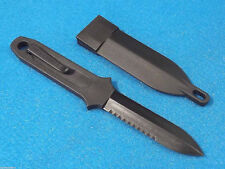 CIA Sticker Neck Knife M4259 non-metal polycarbonate double edge dagger 7" 