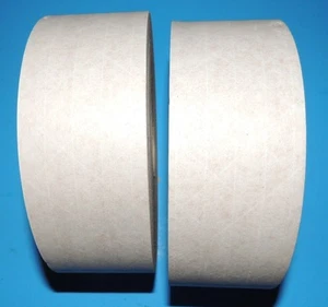Classic 450 FT 2 Rolls Reinforced Gummed Paper Tape For Sealing Packing USA  - Picture 1 of 4