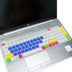 For HP Pavilion 15.6 Inch Laptop Keyboard Protector Cover 20 Colors Waterproof - Picture 1 of 33