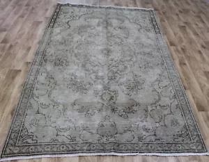 ALFOMBRA DE LANA SOBRETEÑIDA DE COLECCIÓN HECHA A MANO DISEÑO MEDALLÓN 240 X 150 CM - Imagen 1 de 10