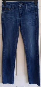 Armani Womens Skinny Blue Stretch Denim Jeans W28 L34 - Picture 1 of 13