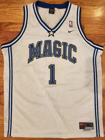 Tracy McGrady Nike Orlando Magic #1 Stitched Jersey Size XL Preowned HOF +2 Cover