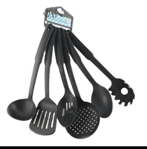 6 Pieces Kitchen Utensils Set Heat Resistant - Picture 1 of 7