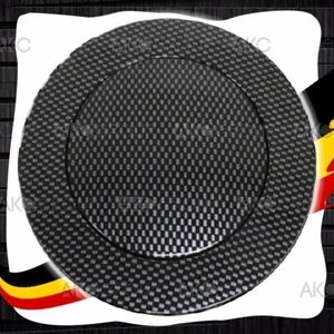 Fits 67-94 Chevy GM Aluminum Wheel Horn Button Carbon Hydrographic Design - Picture 1 of 1