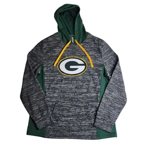 Green Bay Packers Graphic Pullover Hoodie Sweatshirt By Fanatics 2 Tone Large - Picture 1 of 7