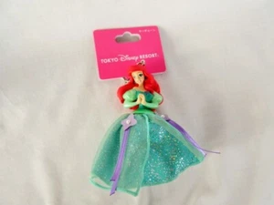 ARIEL PRINCESS KEYCHAIN TOKYO DISNEY RESORT THE LITTLE MERMAID FREE SHIPPING - Picture 1 of 6