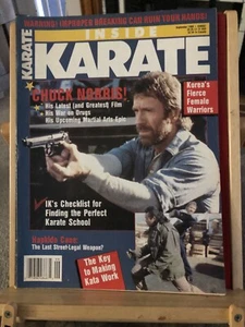 Inside Karate Magazine Martial Arts September 1988 CHUCK NORRIS - Picture 1 of 1