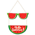 Watermelon Hanging Door Sign for Summer Farmhouse Garden