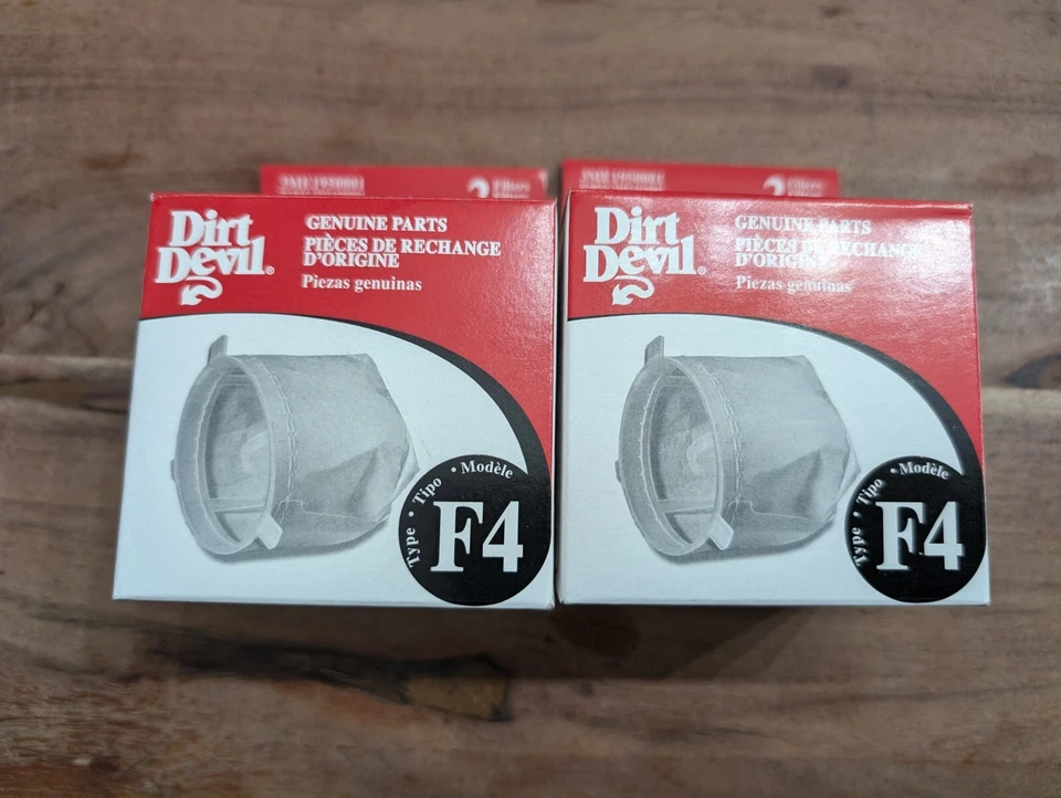 Dirt Devil F4 Filter 2 Filters Genuine Part #3me1950001