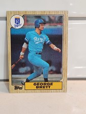 1987 Topps George Brett Baseball Card #400 HOF Kansas City Royals 