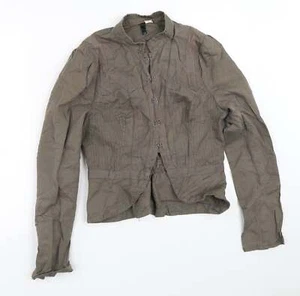 H&M Womens Brown Jacket Size S - Picture 1 of 12