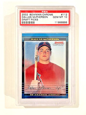 2002 Bowman Chrome Draft Picks #BDP112 - Dallas McPherson - Angels - PSA 10