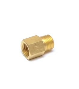 1/4 Male to Female Npt Pipe Adapter Coupling Brass Fitting Air Fuel Gas Water - Picture 1 of 7