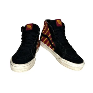 Vans x Harry Potter Sk8 Hi Gryffindor 721356 Unisex Black Size 6.5 Women 5 Men - Picture 1 of 8
