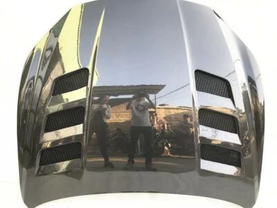 Подходит для Maserati Ghibli 2014-2020 отделка крышки капота из настоящего углерода - Изображение 1 из 4