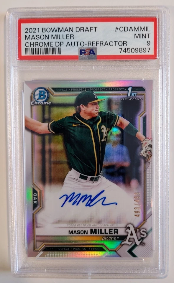 mason miller rookie auto psa 9 - Image 1 of 3