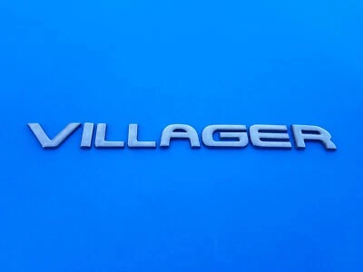 99 00 01 02 MERCURY VILLAGER EMBLEMA CROMADO TRASERO LOGOTIPO INSIGNIA SÍMBOLO OEM (1999) Foto 1 de 3