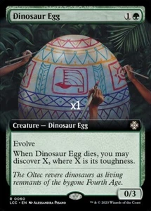 MTG Borderless Commander: The Lost Caverns of Ixalan LCC Dinosaur Egg MINT - Picture 1 of 1