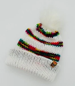 Strickmütze, Wollmütze, Bommel, Beanie, Wintermütze Doppelstrick - Bild 1 von 6