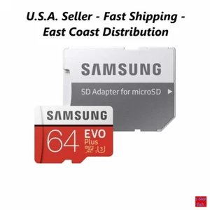  Tarjetas de memoria microSD EVO Plus de 64 GB XC1 Samsung - Imagen 1 de 3