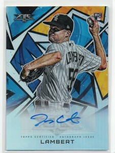 Jimmy Lambert 2021 Topps Fire Auto Rookie Autograph White Sox RC