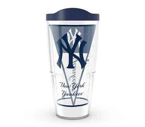 NEW YORK YANKEES, 24oz DOUBLE WALL, TUMBLER FROM TERVIS WITH LID INCLUDED - Picture 1 of 4
