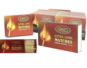 Extra Long Matches Best Quality Ideal For BBQ, Candles Home Kitchen Garden - Picture 1 of 1