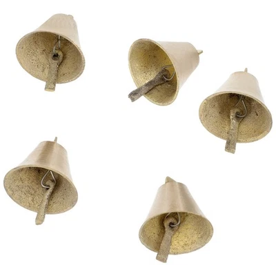  5 stücke Kupfer Rinderglocken Retro Glocken Pferd Hängende Glocken - Bild 1 von 4