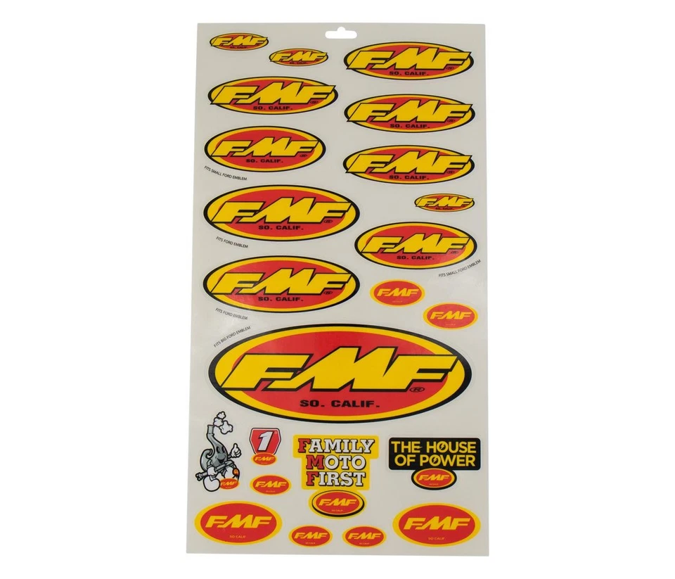Hoja de pegatinas surtidas FMF Racing 014800 Foto 1 de 1