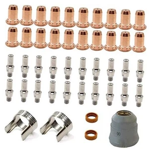 45pcs IPT-60 PT-60 IPT-40 PT40 Plasma Cutting Torch Tip Electrode Shield 45PCS - Picture 1 of 8
