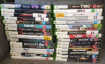 30x Xbox 360 - Game Collection Bundle PAL Bulk Lot - image 1 of 4
