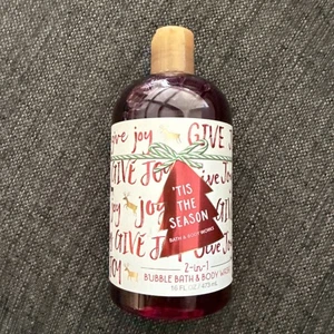 Bath & And Body Works TIS THE SEASON 2 en 1 baño de burbujas y lavado corporal nuevo 16 oz - Imagen 1 de 2