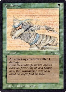 MTG SANDSTORM Arabian Nights Regular VLP Common Magic The Gathering Card - Picture 1 of 2