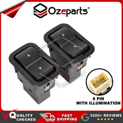 2x Power Window Switch W/Illumination Ford Falcon Fairmont XR XR6 BA BF 02~08 - image 1 of 4