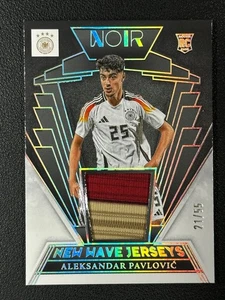 2024-25 Panini NOIR Soccer ALEKSANDAR PAVLOVIC RC Patch 21/25#Z - Picture 1 of 2