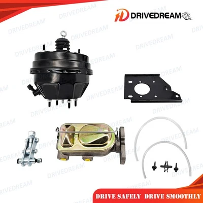 Pair 8" Dual Power Brake Booster Master for Dodge Charger Coronet 1966 - 1970 Foto 1 de 4