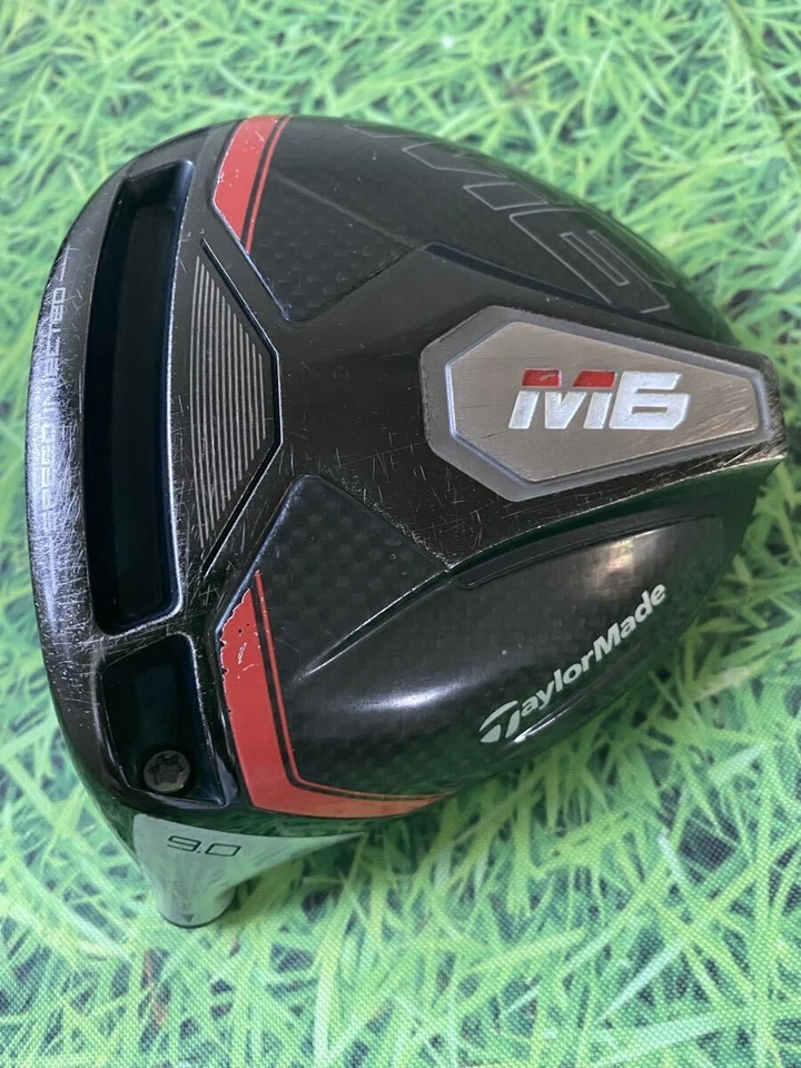 [ Excellent ]Taylormade M6 9.0 degree driver head only left-handed w/Cover #62 - Image 1 of 4
