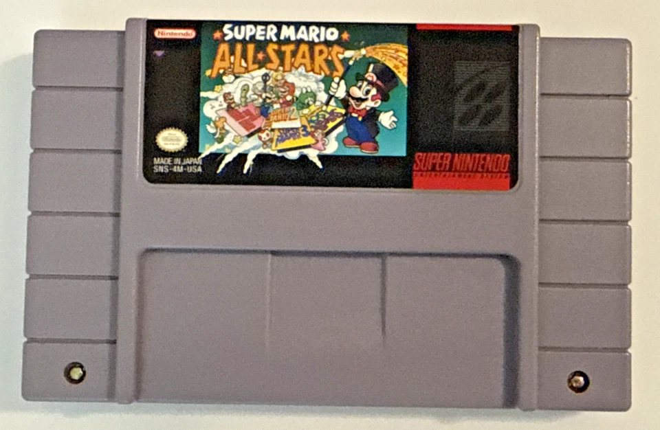Super Mario All-Stars (SNES, 1993) — подлинная, очищенная, протестированная и работающая! - Изображение 1 из 4