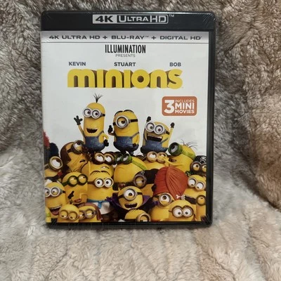 Minions (4k Ultra HD + Blu-Ray + Digital, 2015) New Sealed Foto 1 de 2