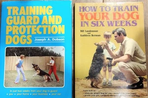 Training Guard & Protection Dogs Joseph Dobson How To Train In Six Week Book Lot - Imagen 1 de 2