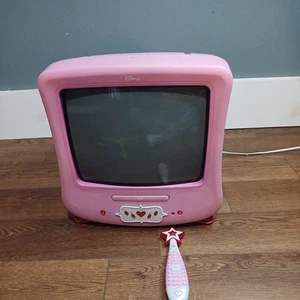 Disney Princess 13”  TV DVD Combo  With REMOTE  P1310ATVD Read Description  - Picture 1 of 24