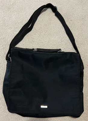 Auténtico Bolso Mensajero Bandolera De Colección D&G Dolce & Gabbana Negro Nylon-Hecho en Italia Foto 1 de 4