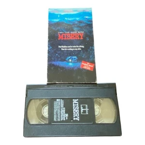 Misery - VHS - Stephen King Horror Movie - Kathy Bates - 1991 - Picture 1 of 4