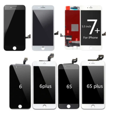 For iPhone 6 6S 7 8 Plus 6S Plus LCD Touch Screen Replacement Display Assembly - Image 1 of 4