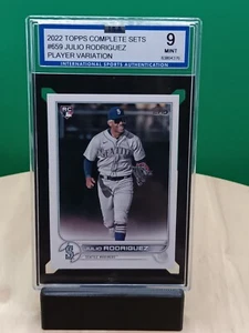 2022 Topps Complete Sets Julio Rodriguez #659 Player Variation ISA 9 RC Mariners - Picture 1 of 2
