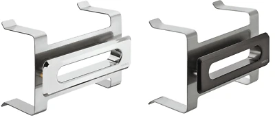 Dispensador De Toallas De Papel Häfele Con Apertura Cromada Negra Para Instalar - Imagen 1 de 4